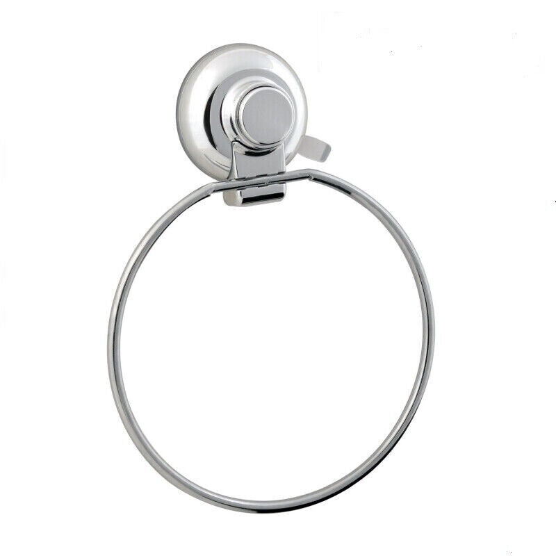 NALEON Classic Chrome Suction Towel Ring