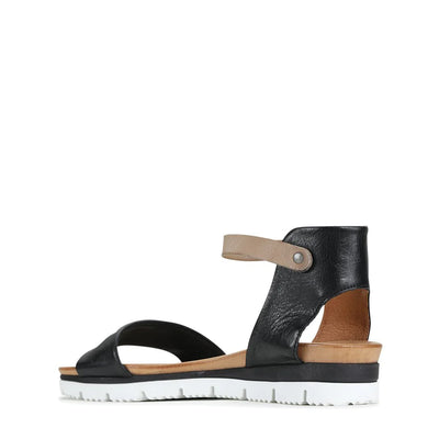 Soda Leather Ankle Strap Sandals by EOS