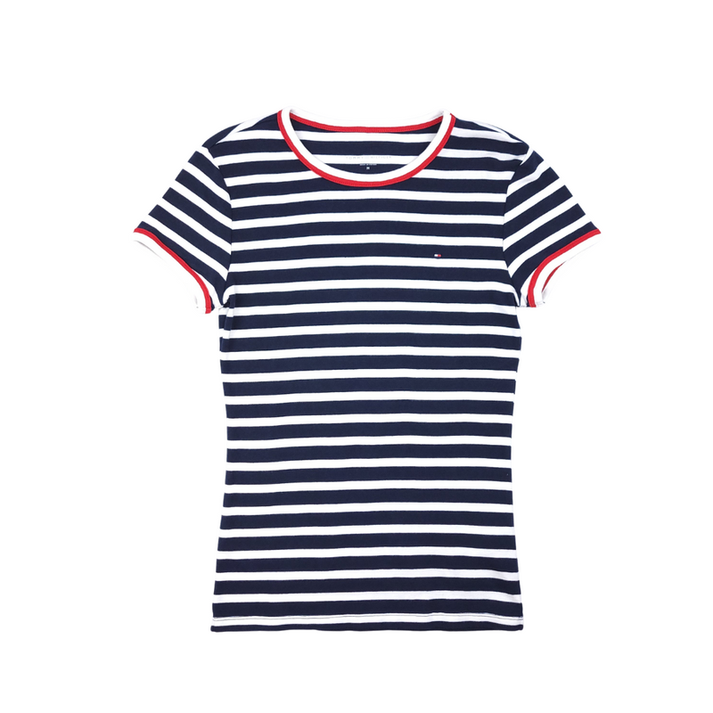 Tommy Hilfiger Striped Crew Tango Tee