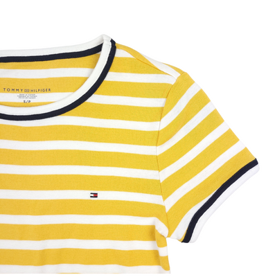 Tommy Hilfiger Striped Crew Tango Tee